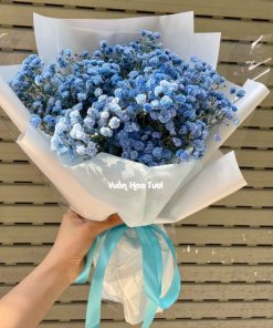 Bó Hoa Baby Mini Xanh Dương Tặng Bạn Nam